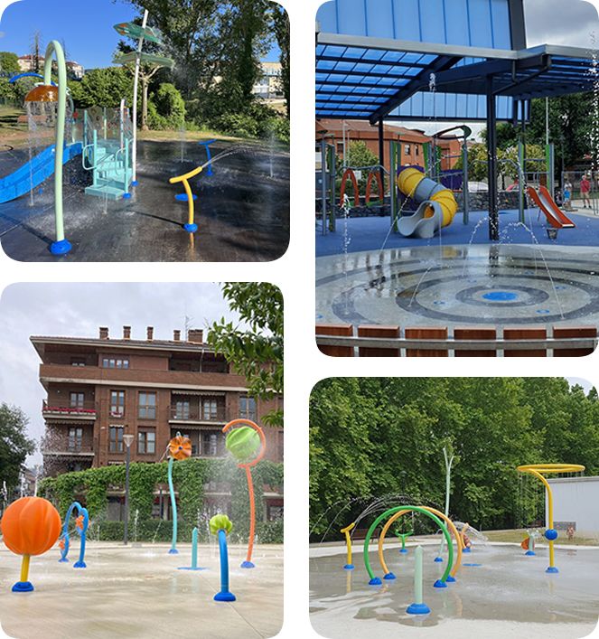 Parques de agua para ocio urbano en Euskadi